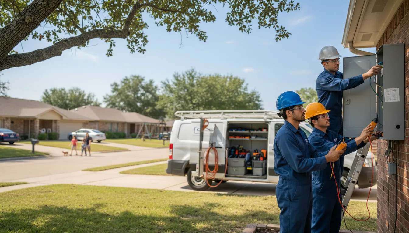 Certified electrician providing emergency electrical services in Cornucopia, WI